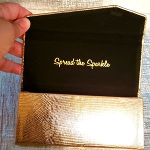 Spread the Sparkle Glittery Gold Case/Clutch